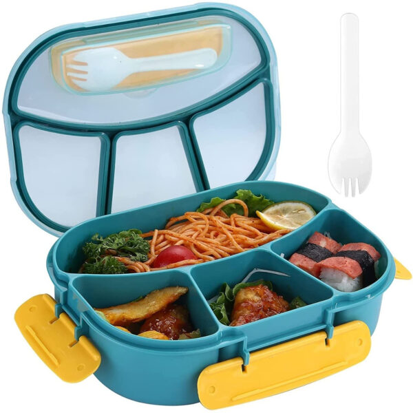 4 COMPARTMENT LUNCH BOX