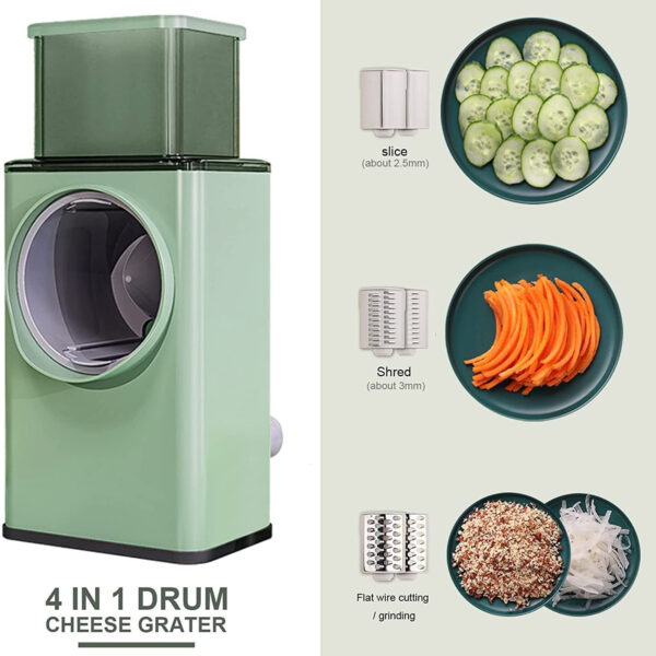 Vegetable Shredder Round Mandoline Slicer