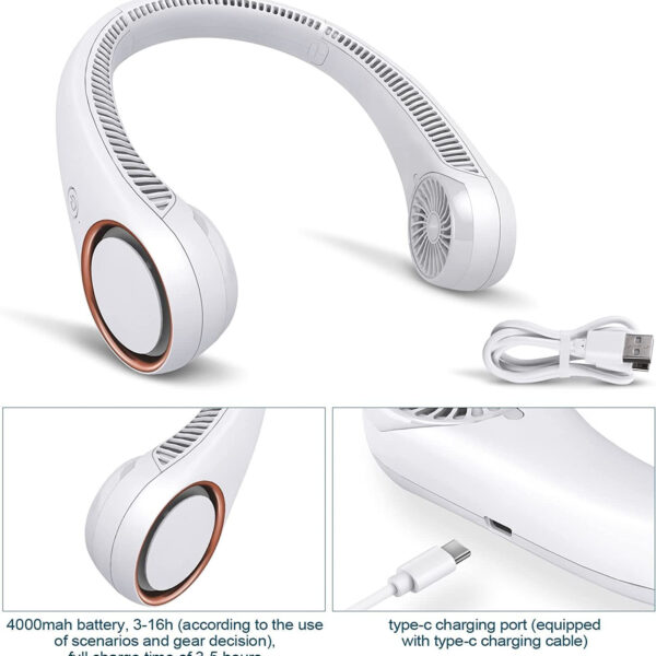 VANELESS HANGING NECK FAN